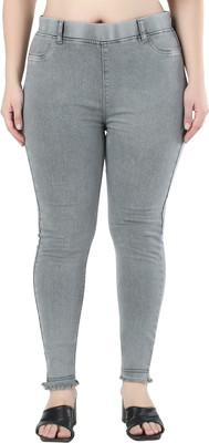 ZXN Slim Women Grey Jeans