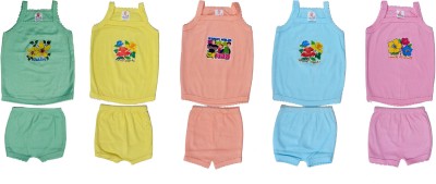 Vivin Baby Boys & Baby Girls Casual Vest Shorts(Multicolor2)