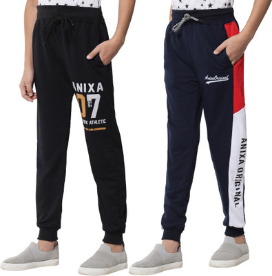 Fit N Fame Track Pant For Boys(Multicolor, Pack of 2)