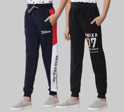 Fit N Fame Track Pant For Boys & Girls(Multicolor, Pack of 2)