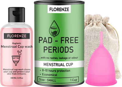 FLORENZE Small Reusable Menstrual Cup  (Pack Of 1) For Rs. 214 @ 73 %
