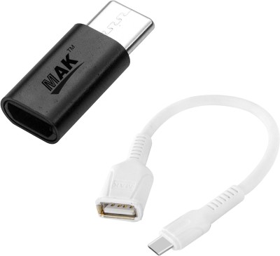 MAK USB Type C, USB OTG Adapter(Pack of 2)