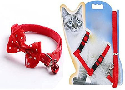 DCM PET MART Cat Harness & Leash(Medium, Multicolor)