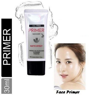 YAWI Matte Finish Primer Face & Body Primer Make Skin Glow Primer  - 30 ml(Transparent)