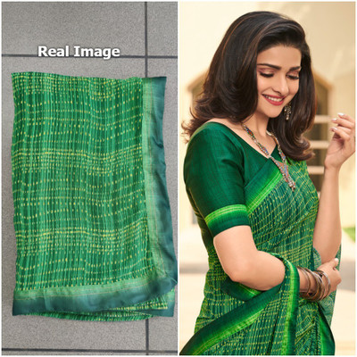 VIRHAN Self Design Daily Wear Georgette Saree(Multicolor)