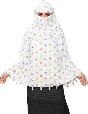 DHRUVKNITFAB Printed Cotton Blend Women Fancy Scarf