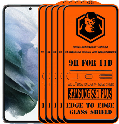 TWIGLO Edge To Edge Tempered Glass for SAMSUNG S21 PLUS(Pack of 5)