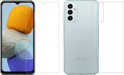4 YARDS Front and Back Tempered Glass for Samsung Galaxy M23 5G(Pack of 2)