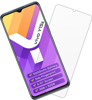 KJN Impossible Screen Guard for Vivo Y15s(Pack of 1)