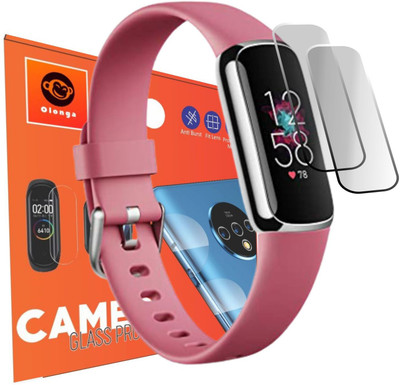 Olonga Screen Guard for Fitbit Luxe Fitness Band(Pack of 2)