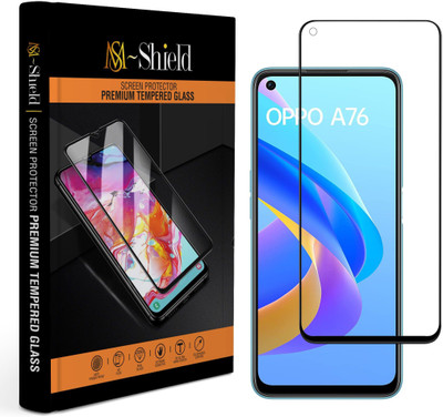 MS-Shield Tempered Glass Guard for OPPO A76(Pack of 1)