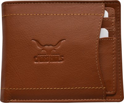 cadrohides Men Casual Brown Genuine Leather Wallet(7 Card Slots)