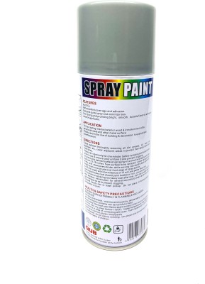 MV Enterprises QUB Aerosol Multi Purpose Spray Paint Combo 500 ml Pack of 1. Silver Spray Paint 500 ml(Pack of 1)