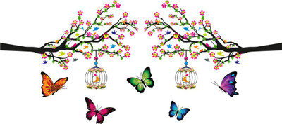 RANGOLI 41 cm Wall Sticker Self Adhesive Sticker(Pack of 1)