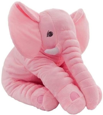 Ktkashish Toys SOFT PINK ELEPHANT PILLOW _T FOR YOUR KIDS (50-60 CM)  - 55 cm(Pink)