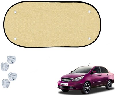 Automotive Prist Rear Window Sun Shade For Tata Indigo Marina(Beige)