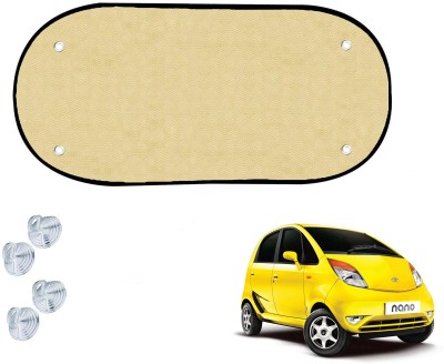 Automotive Prist Rear Window Sun Shade For Tata Indica Vista(Beige)