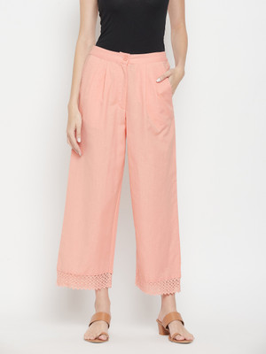 FASHIONS 360 Flared Women Pink Trousers