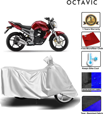 octavic Waterproof Two Wheeler Cover for Yamaha(FZ16, Silver)