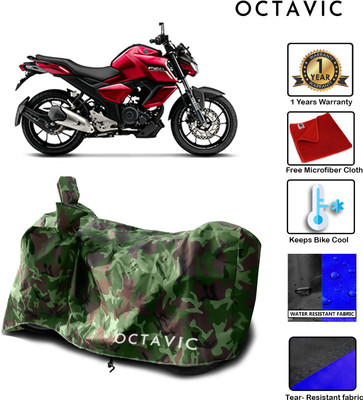 octavic Waterproof Two Wheeler Cover for Yamaha(FZ-S, Green)