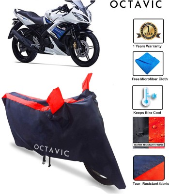 octavic Waterproof Two Wheeler Cover for Yamaha(YZF R15 S, Red)