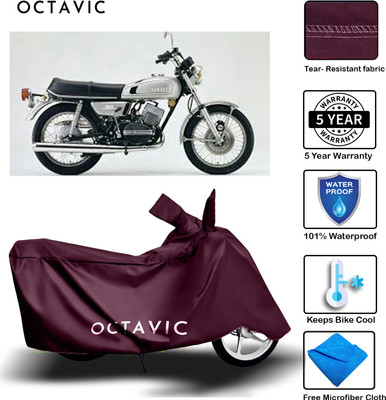 AUTOCAD Waterproof Two Wheeler Cover for Yamaha(RD 350, Maroon)