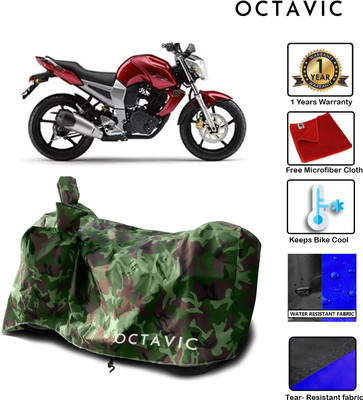 octavic Waterproof Two Wheeler Cover for Yamaha(FZ16, Green)