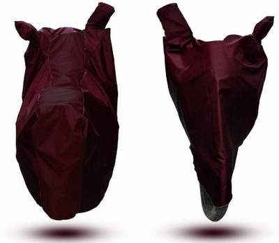 AUTOCAD Waterproof Two Wheeler Cover for Bajaj(Pulsar NS 200, Maroon)