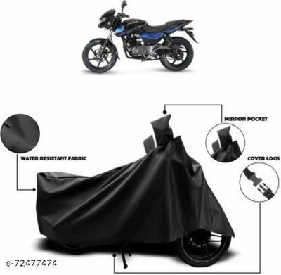 APNEK Waterproof Two Wheeler Cover for Bajaj(Pulsar 150, Black)