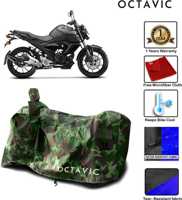 octavic Waterproof Two Wheeler Cover for Yamaha(FZ, Green)