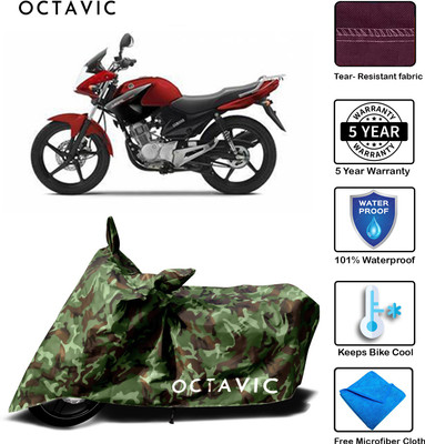 octavic Waterproof Two Wheeler Cover for Yamaha(YBR 125, Green)