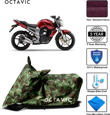octavic Waterproof Two Wheeler Cover for Yamaha(FZ16, Green)