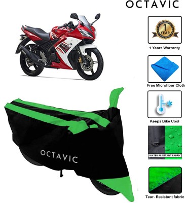 octavic Waterproof Two Wheeler Cover for Yamaha(R15, Green)