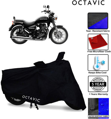 AUTOCAD Waterproof Two Wheeler Cover for Royal Enfield(Thunderbird 500, Black)