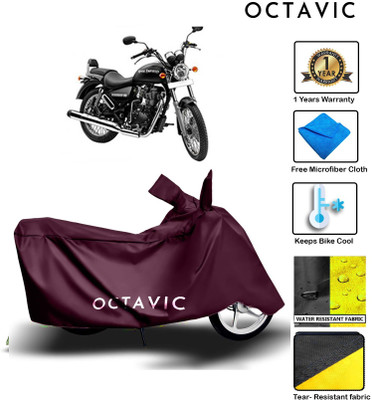 AUTOCAD Waterproof Two Wheeler Cover for Royal Enfield(Thunderbird 350, Maroon)