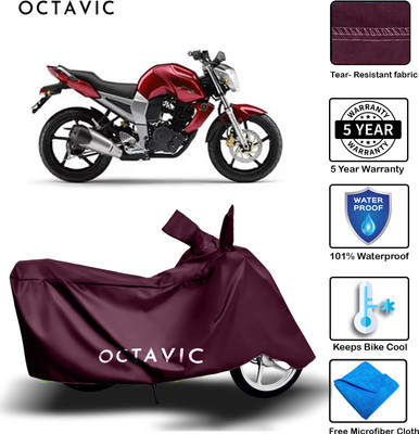 octavic Waterproof Two Wheeler Cover for Yamaha(FZ16, Maroon)