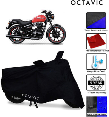 AUTOCAD Waterproof Two Wheeler Cover for Royal Enfield(Thunderbird 350, Black)