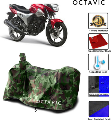 octavic Waterproof Two Wheeler Cover for Yamaha(SZ X, Green)