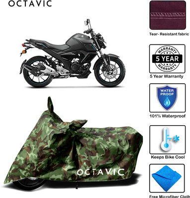 octavic Waterproof Two Wheeler Cover for Yamaha(FZ, Green)
