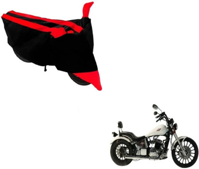 Mdstar Waterproof Two Wheeler Cover for FAB Regal Raptor(Daytona 350, Black, Red)