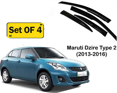 KRISHNA AUTO For Front, Rear Wind Deflector(Maruti Swift Dzire)
