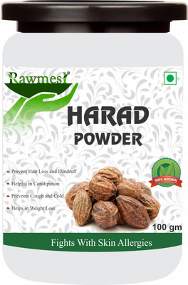Rawmest Organic Harad Powder - Haritaki Powder, Natural, Best Quality 100 gram(100 g)