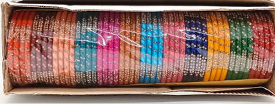 SHYCHOO BLASTS Metal Bangle Set(Pack of 48)