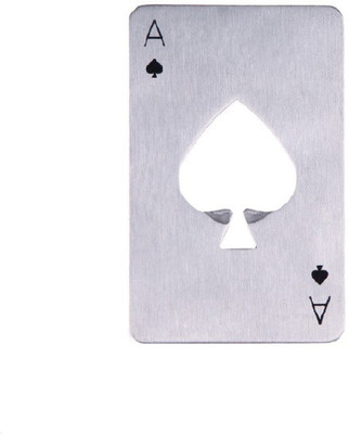 TREXEE Stainless Steel Credit Card Size Casino Poker Bottle Opener Playing Card Shape Stainless Steel Bottle Opener Bottle Opener(Pack of 1) deal from flipkart TREXEE Stainless Steel Credit Card Size Casino Poker Bottle Opener Playing Card Shape Stainless Steel Bottle Opener Bottle Opener(Pack of 1) deal from flipkart