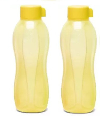 TUPPERWARE 1000 ml Plastic Bottle(Pack of 2, Yellow)