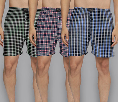 KAASHMORA EXPORT Checkered Men Boxer