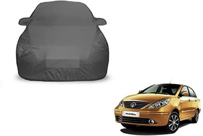 Trac Car Cover For Tata Manza (With Mirror Pockets)(Grey, For 2012, 2021 Models)