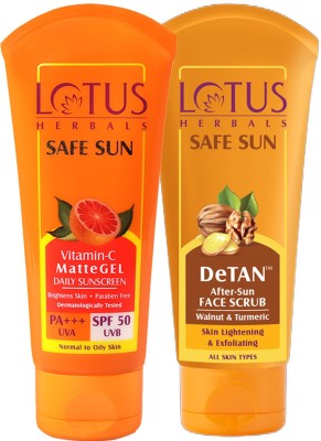 LOTUS HERBALS Safe Sun C the Glow Combo(2 Items in the set)