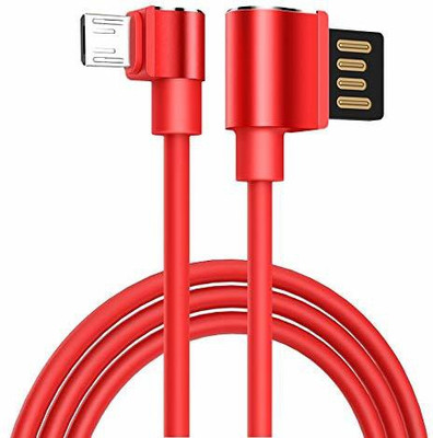 FIVON Micro USB Cable 2 A 1 m Micro USB Data Transfer Mobile Charging Cable(Compatible with All Micro USB Compatible Smartphones, Red, Black)