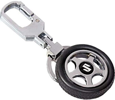 FOXR Rotary Wheel SUZUKI Logo Locking Key Chain Key Chain
